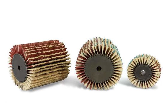 Custom Sisal Sandpaper Metal Sanding Brush Head Roller For Wood Polishing