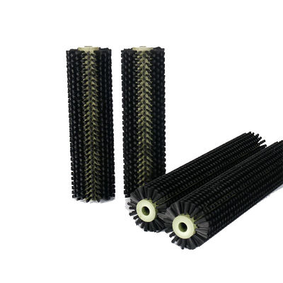 Tufted Bristle Custom Industrial Brushes Cylindrical Fruit Polishing Cleaning Brush Roller