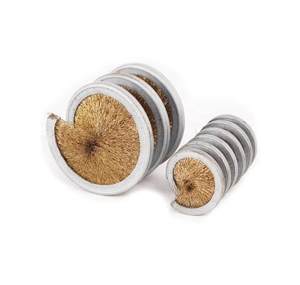 OEM Industrial Spiral Coil Spring Brush Nylon Spiral Brush For Stripping