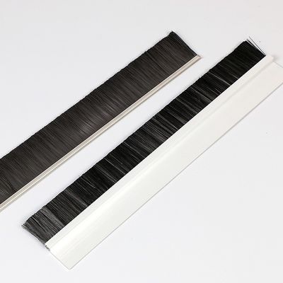 Customized Nylon Aluminium Alloy Strip Brush Double Row Brush For Escalator seal