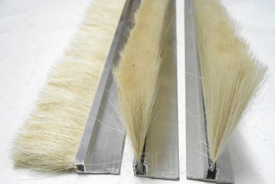 Industrial Customized Aluminium Alloy Brush Strip Wool Strip Brush Sealing Brush