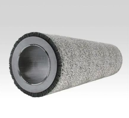 Industrial Custom Abrasive Wire Roller Brush Pickling Surface Treatment Roller Brush
