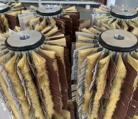Polishing Sisal And Sandpaper Sanding Roller Brush For Sanding Machine