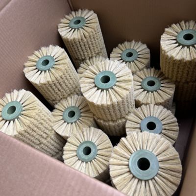 Customized Sisal Polishing Roller Sisal Brush for PVC Profile Polishing