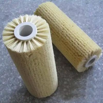 Factory Custom Cylindrical Tampico Sisal Roller Brush For Polishing Woodworking