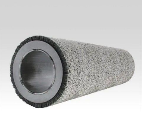Industrial Custom Abrasive Wire Roller Brush Pickling Surface Treatment Roller Brush