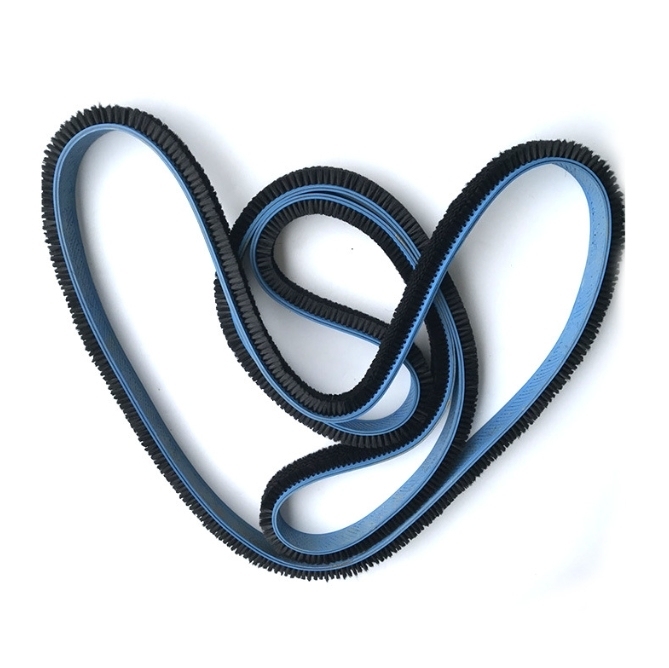 Custom Industrial Brushes Nylon Bristle Material Conveyor Belt Brush For Mechanical Support And Conveying