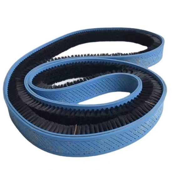 Industrial Custom Belt Brushes Nylon/PP Bristle Cleaning And Dust Removal Conveyor Belt Brush For Transmission And Transportation